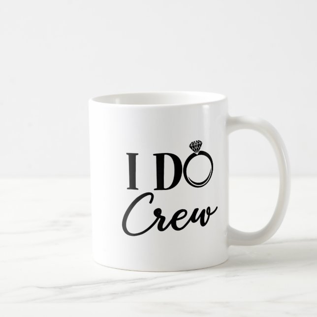 I Do Crew, Bachelorette Party, Matching, Group Bri Coffee Mug (Right)
