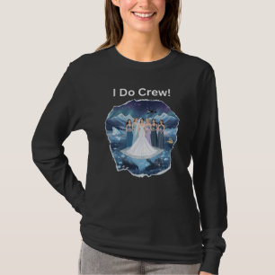I do Crew Bridesmaid Winter Wedding Bachelorette T-Shirt