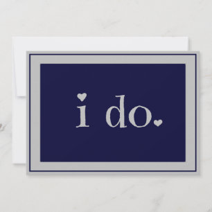 i do - custom invitation