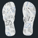 I Do Flip Flops<br><div class="desc">Beach wedding? 
Engagement gift? 
Add  a little something blue!

Perfect gift for the summer bride or grab a pair of I Do flip flops for your wedding day to dance the night away in comfort at your reception.</div>
