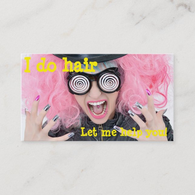 I Do Hair Business Card (Front)