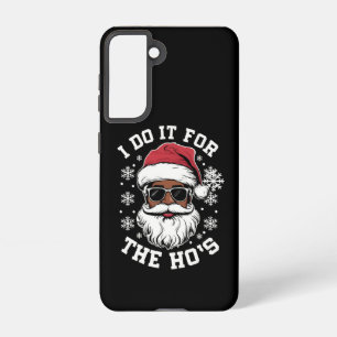 I Do It For The Hos Christmas African Santa Samsung Galaxy Case