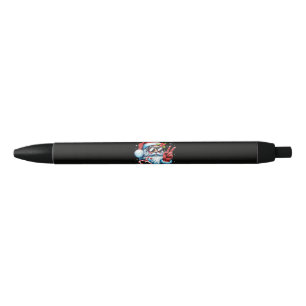 I Do It For The Ho's Funny Christmas Santa Black Ink Pen