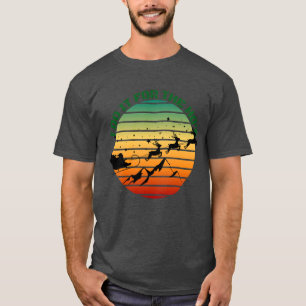 I Do It For The Ho's, Retro Vintage Santa Claus T-Shirt