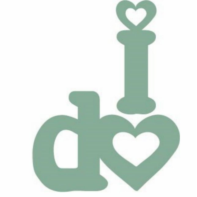 I DO KEY CHAIN SCULPTURE PHOTO SCULPTURE KEY RING (Front)