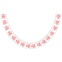 I Do Kiss Me Be Mine Valentines Day Bunting Banner