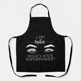I Do Lashes What's Your Superpower? Lash Apron