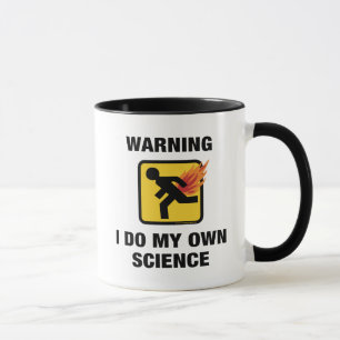 I Do My Own Science - Funny Flaming Fart Humour Mug