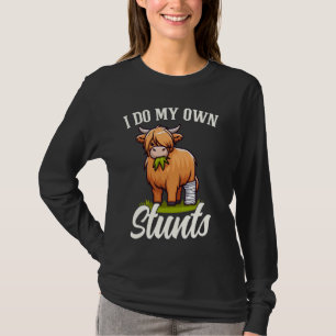 I Do My Own Stunts Broken Leg Gifts For Kids T-Shirt