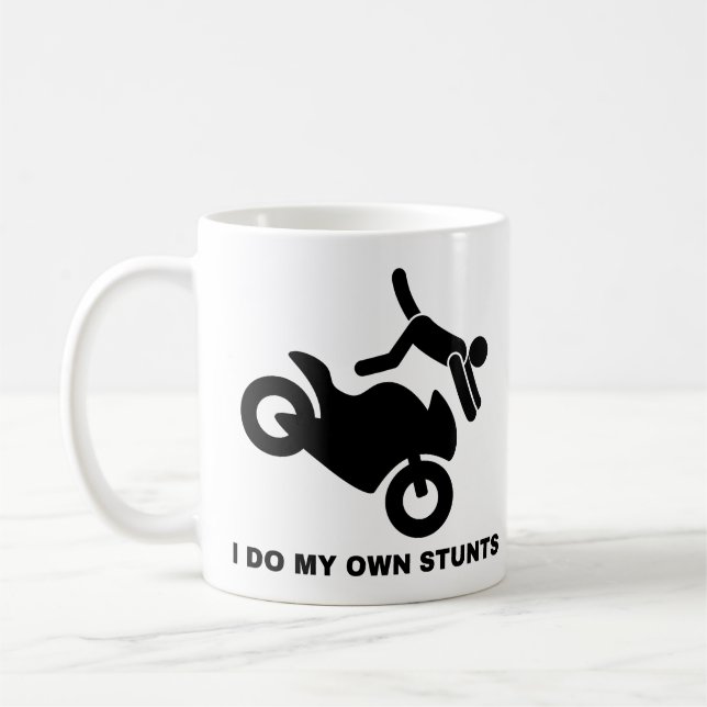 I Do My Own Stunts Coffee Mug (Left)
