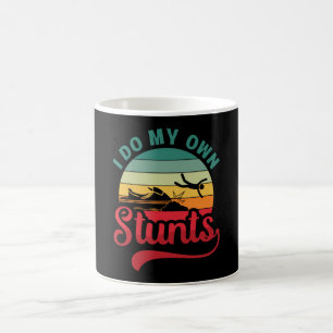 I Do My Own Stunts Jet Ski Retro Jet Skiing Jetski Coffee Mug