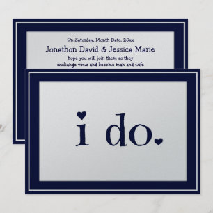 i do - navy invitation