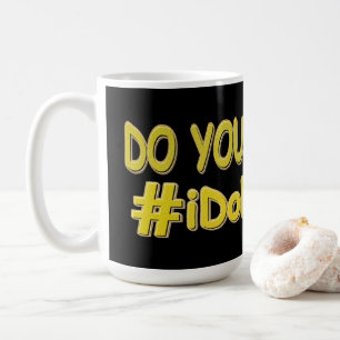 "I Do Not Care" Cute Expression Design. Buy Now Coffee Mug