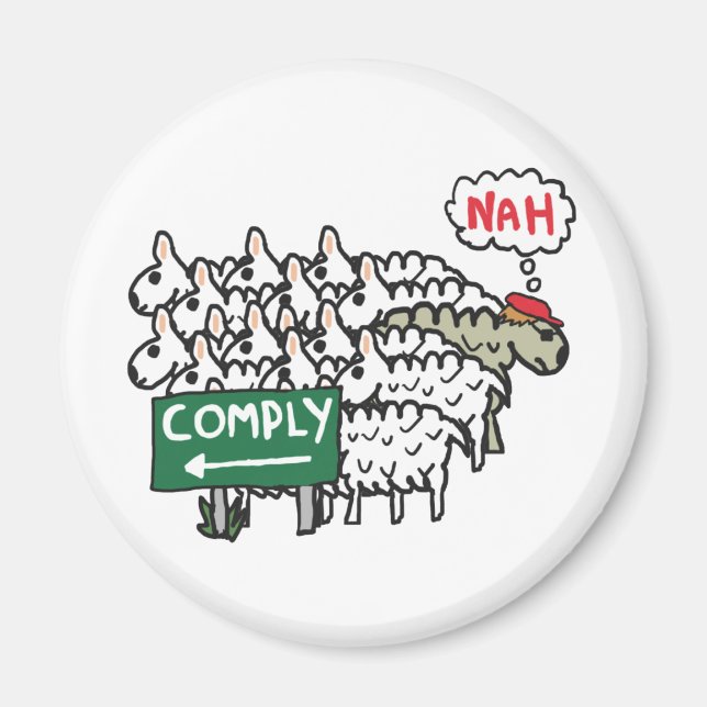 I Do Not Comply Magnet (Front)