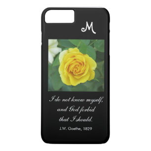I do not know myself . . . (Goethe quote) iPhone 8 Plus/7 Plus Case
