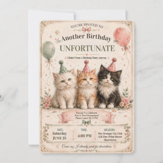 I Do Not Like My Birthday Party Invitation