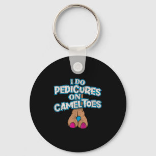 I Do Pedis On Camel Toes Retro Distressed Funny Fl Key Ring
