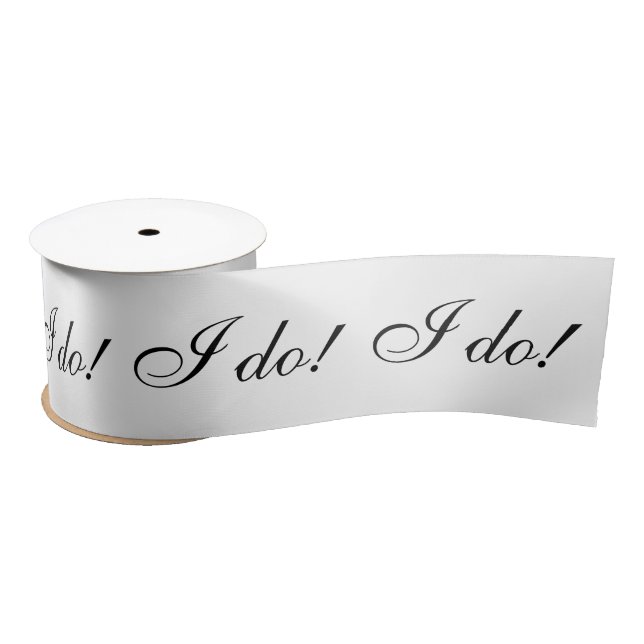 I do! satin ribbon (Spool)