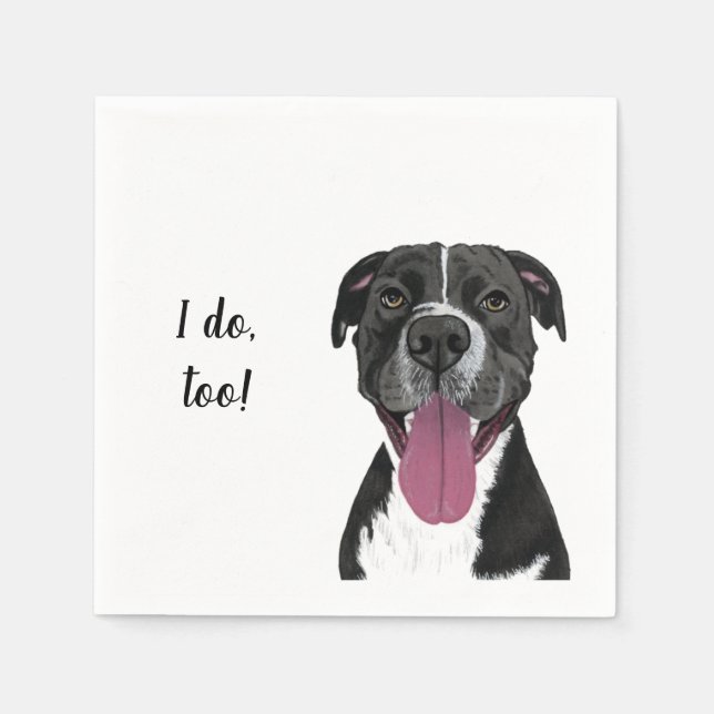 I Do Too Cocktail Napkins (Front)