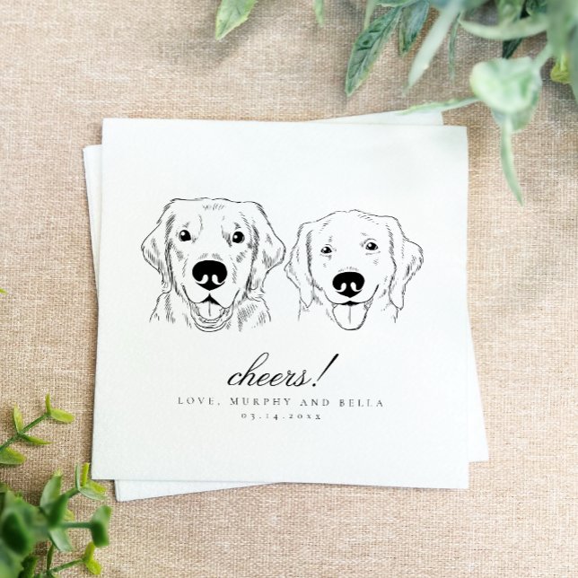 I Do Too Doodle Wedding Napkins (Creator Uploaded)