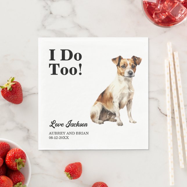 I Do Too! Jack Russel Terrier Dog Pet Napkin (Insitu)