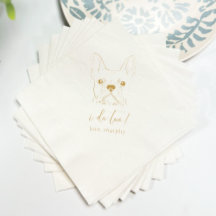I Do Too Wedding Napkins