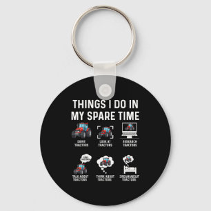 I Do Tractor Farmer Farming Rancher Things Key Ring