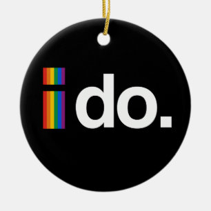 I DO WANT TO MARRY CERAMIC TREE DECORATION