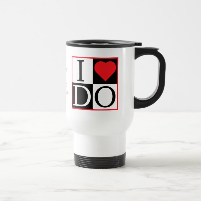 I Do Wedding Travel Mug (Right)