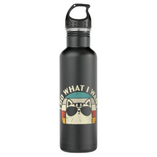 I Do What I Want Cat 710 Ml Water Bottle