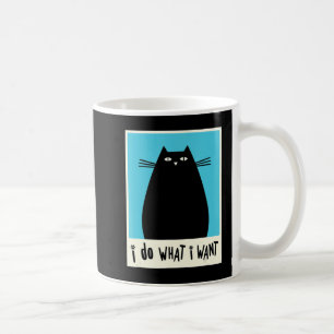 I Do What I Want Cat Kitty Lover Japanese Cat Kawa Coffee Mug