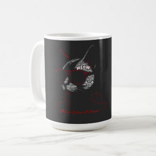 I Do What I Want Cat Typography Coffee Mug