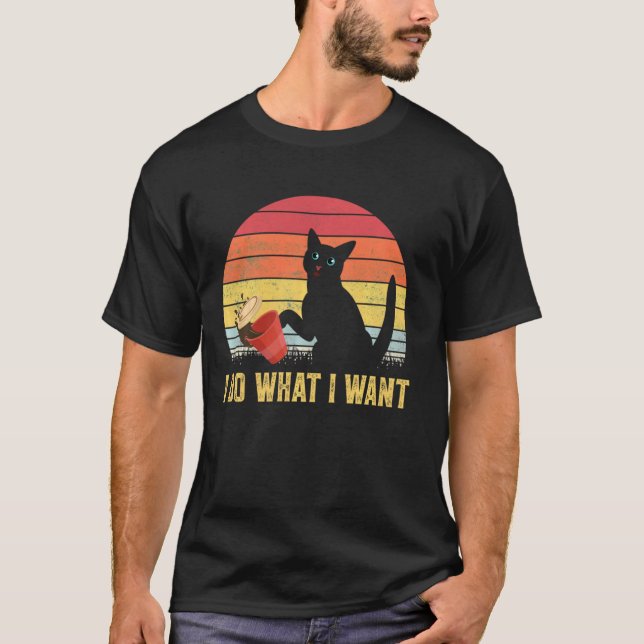 I Do What I Want Essential T-Shirt (Front)