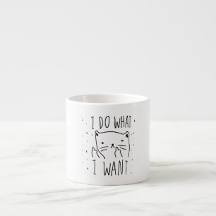 I do what I want mug white
