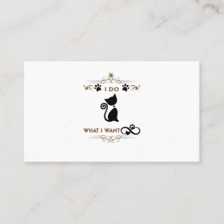 i do what i want  place card