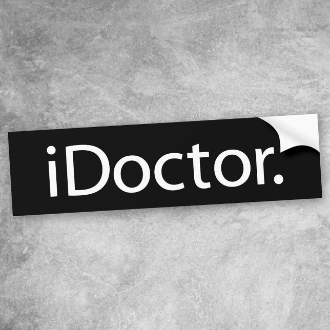 i Doctor (iDoctor) Bumper Sticker (Creator Uploaded)
