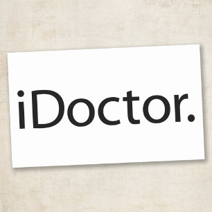 i Doctor (iDoctor) Rectangular Sticker