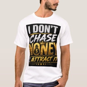 I Don’t Chase Money I Attract It – Bold Street Sty T-Shirt
