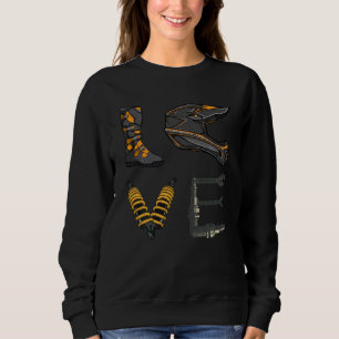 I Don T Crash I Do Random Gravity Checks Motocross Sweatshirt