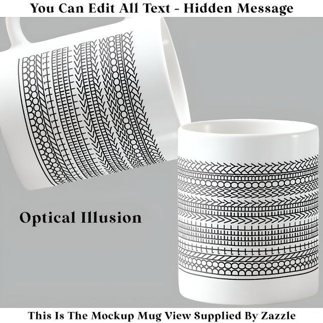 I Don’t Feel Very Worky Hidden Message 124BW Funny Coffee Mug (Creator Uploaded)