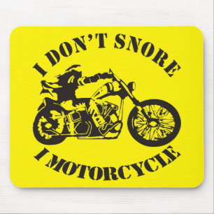 I Don’t Snore I Motorcycle ##USAPatriotGraphics Mouse Mat