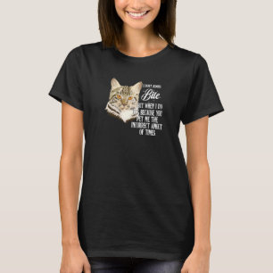 I Don't Always Bite Cat T-Shirt