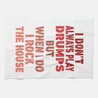 I don't always play drums funny retro sunset drumm