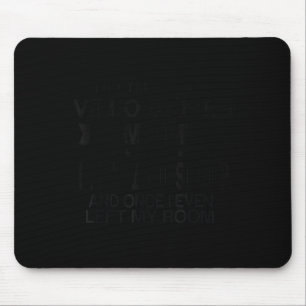 I don't always play video games sometimes i eat sl mouse mat