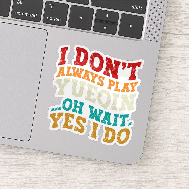 I Don't Always Play Yueqin Oh Wait Yes I Do Guitar (Detail)