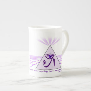 "I don't believe anything, but..." Bone China Mug