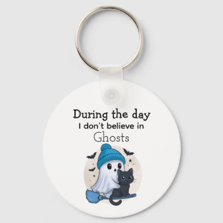 I don't believe in Ghosts Halloween fun Key Ring