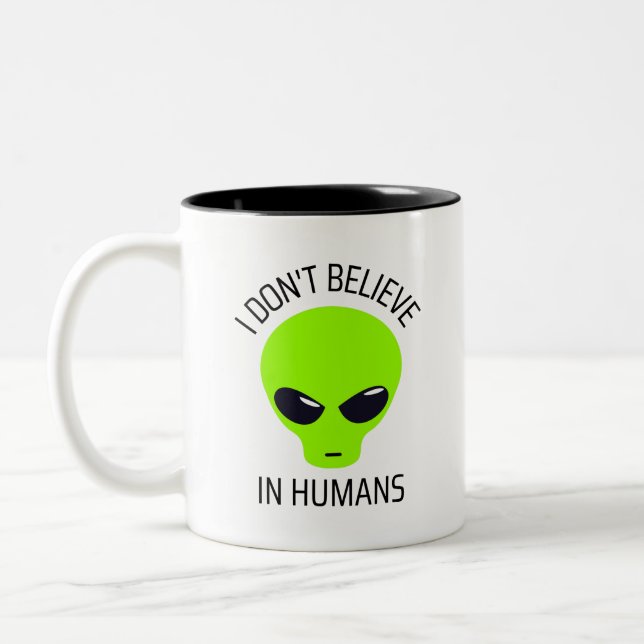 I Don't Believe in Humans    Coffee Mug (Left)
