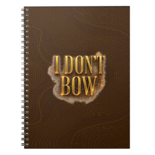 I Don't Bow - Full Coverage Version Notebook