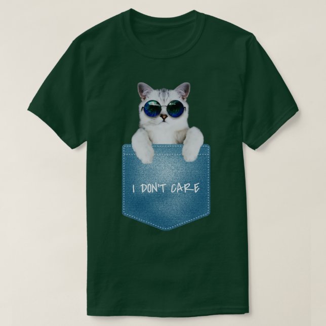 I Dont Care T-Shirt (Design Front)